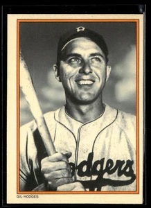1985 Topps Circle K All Time Home Run Kings Gil Hodges #29 Brooklyn Dodgers - Picture 1 of 2