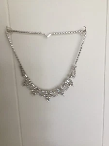 vintage Marshall Field bassett Silver 16" Necklace - Picture 1 of 1