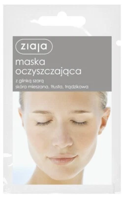 ZIAJA CLEANSING MASK WITH GRAY CLAY - Image 1 of 2