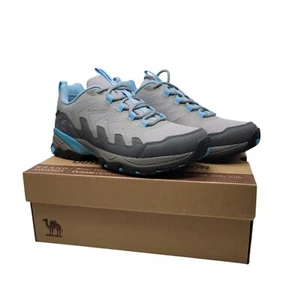 Wasserdichte leichte Wanderschuhe grau & blau US 8,5 / EU 40 camel Outdoor Trekk - Bild 1 von 10