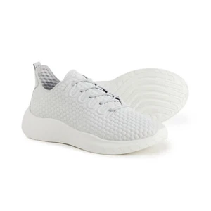 Ecco Men's Therap Lace Up Embossed Leather Low Top Sneaker Comfort Shoe White - Picture 1 of 6