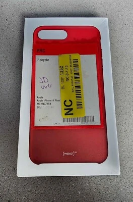Apple Leather Case For Iphone 7/8 Plus (PRODUCT RED) - Image 1 of 4