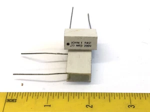 4 NOS John E. Fast Radial Capacitors .22 mfd @ 200 vdc - Picture 1 of 1