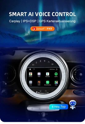 Carplay Für BMW MINI R52 R56 R60 2+32G 7” Android 13 Autoradio GPS NAVI WIFI 4G - Bild 1 von 4