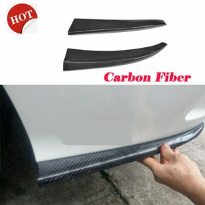 Carbon Rear Bumper Side Splitter For Mercedes Benz W205 C200 C300 C43 C63 15-17 - Foto 1 di 12