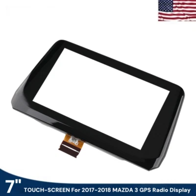Replacement 7" TOUCH-SCREEN For 2017-2018 MAZDA 3 GPS Navigation Radio Display - Image 1 of 4