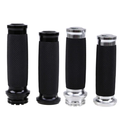 1" Motorcycle Handle Bar Hand Grips Fit Harley Touring Sportster Dyna Softail - Image 1 of 4
