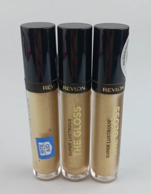 3 PACK REVLON SUPER LUSTROUS THE GLOSS 300 ALL THAT GLITTERS - Image 1 of 4