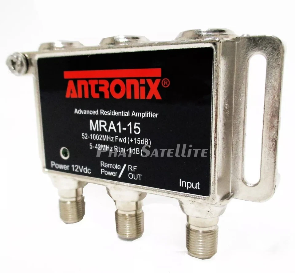 Antronix MRA1-15AC Amplifier, 1 Port,15dB Gain, Output 5-1002Mhz - Image 1 of 1