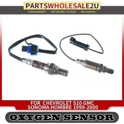 2 sensores de oxígeno aguas arriba y aguas abajo para Chevy S10 GMC Sonoma Isuzu Hombre 1999 2000 Foto 1 de 4