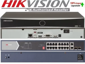 HIKvision 16 CHANNEL NVR 4K 12MP (NONE POE)+HIKvision 16 CHANNEL POE SWITCH Deal - Picture 1 of 7