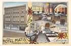 MERIDEN, CT ~ HOTEL MATIS, MULTI-VIEW, EXTERIOR &amp; INTERIOR ~ 1915-30