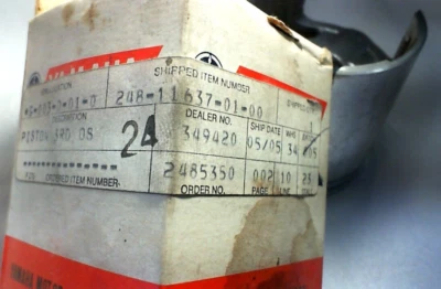 NUEVO Original YAMAHA AT1 CT1 PISTÓN 3er sobre 0,75 mm 248-11637-01-00 nos Foto 1 de 4