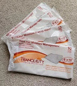 Hautfaltpad Tranquility ThinLiner 6"" x 10"" 4x10er-Pack (insgesamt 40) - Bild 1 von 3