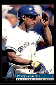 1994 SCORE RICKEY HENDERSON BX2=E124 #35