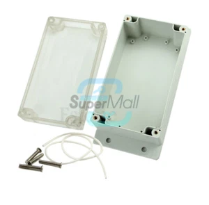 158x90x65mm Clear Waterproof Plastic Electronic Project Box Enclosure Cover CASE - Picture 1 of 5
