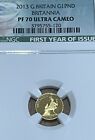 2013 Great Britain Britannia 1/20 oz Gold Proof UK First Year of Issue NGC PF70