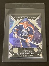 2022-23 Upper Deck Black Diamond Wayne Gretzky Diamond Legends Purple 36/49