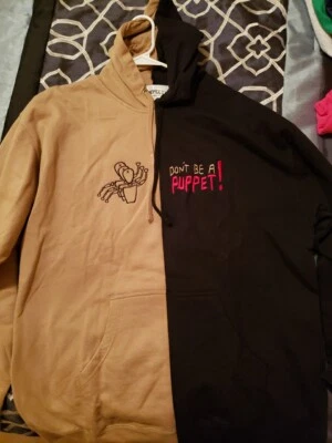 Moletom com capuz Unxpectd masculino 2XL dividido - Imagem 1 de 3