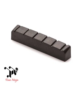 Genuine Tone Ninja Slotted 1-5/8" Guitar Nut, Black NUT-009-B1 - Picture 1 of 4