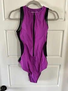 TA3 Surfing Crewneck Mesh Contour Badeanzug Damen Farbe Orchidee Gr. L - Bild 1 von 5