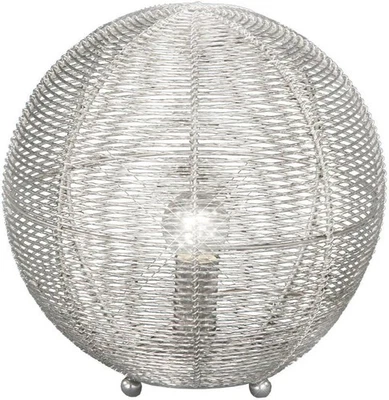 Tischlampe Tischleuchte Kugel Drahtkugel ALOMA 1xE14 Ø 25cm - Bild 1 von 3