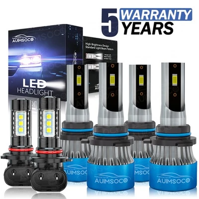 For Lexus RX300 Base Sport Utility 3.0L 1999-2003 LED Headlight Fog Light Bulbs - Image 1 of 4