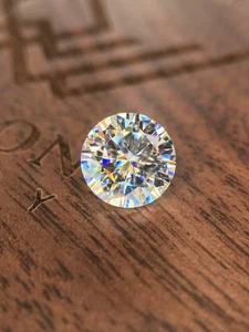Super Sparky 3mm D Color Round Cut Loose Moissanite Stone - Picture 1 of 5