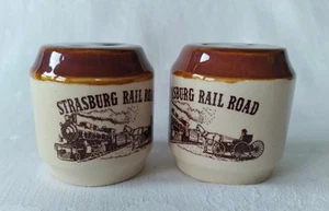 Juego de cocteleras de sal vintage Strasburg Rail Road PA Steam Heritage CNI Taiwán - Imagen 1 de 12
