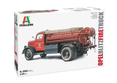 OPEL BLITZ FIRETRUCK -  ITALERI 1/24 PLASTIC KIT - Photo 1/3