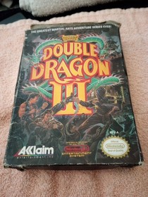 Double Dragon 3 III Nintendo NES con manual 