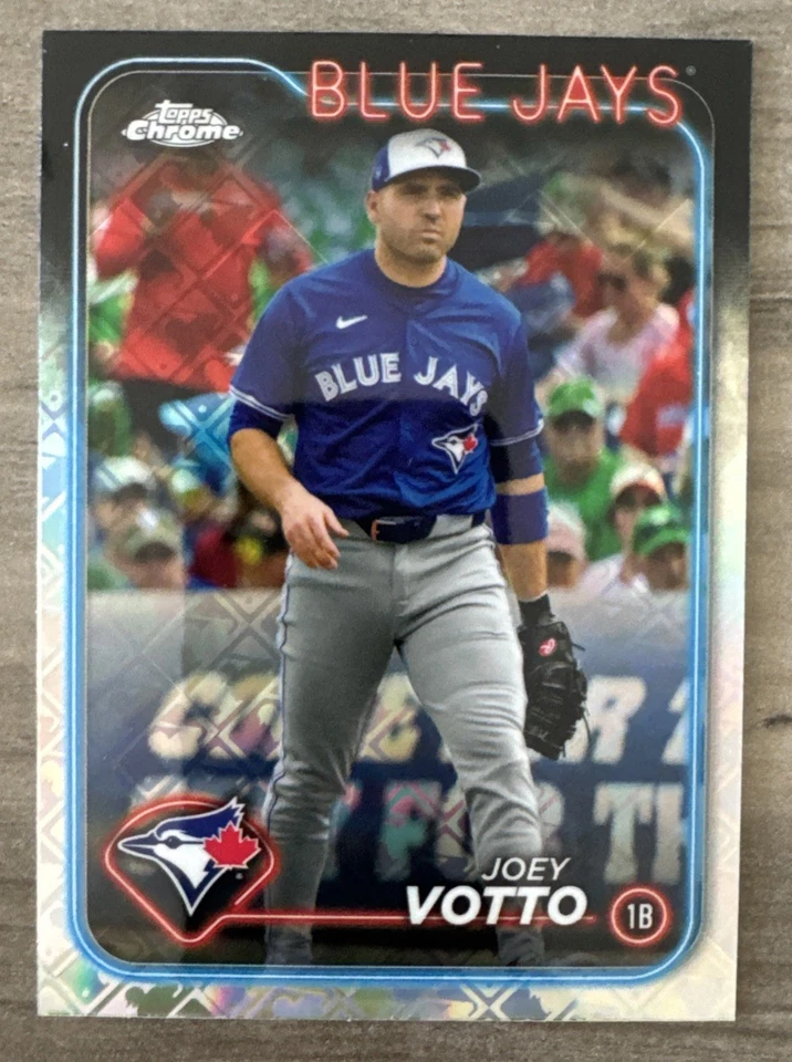 2024 Topps Chrome Logofractor Toronto Blue Jays Joey Votto #171 - Image 1 of 2