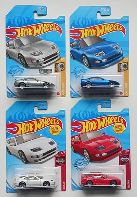 Lot of 4 2019-21 Hot Wheels New Models - Zamac Nissan 300ZX Twin Turbo  - Image 1 of 4
