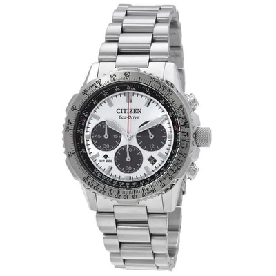 Citizen Promaster Navihawk Chronograph Silver Dial Men's Watch CA4660-61A - Image 1 of 3