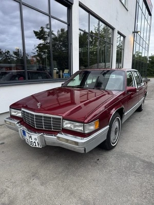 Oldtimer Cadillac Deville Burgundy Red 1992 H-Kennzeichen Note 2+￼ - Bild 1 von 4