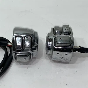Interruptores de control Softail Softail 04 Harley-Davidson FLSTCI Heritage cromo 34" cables - Imagen 1 de 3