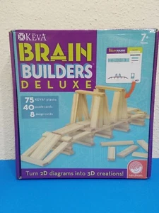 KEVA Brain Builders Deluxe - Ages 7+ BRAND NEW SEALED - Picture 1 of 3