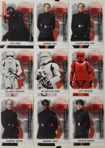 2020 Star Wars: Rise of Skywalker Series 2 Card Set Villains of the First Order - Bild 1 von 1