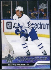 2023-24 Upper Deck Series 1 Young Guns 222 Matthew Knies Toronto Maple Leafs