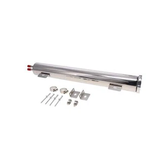 Polished Universal 2” x 15” Stainless Steel Radiator Overflow Tank Catch Can - Picture 1 of 3
