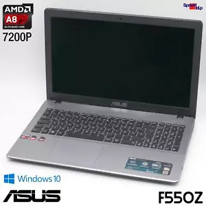 NOTEBOOK ASUS F550ZE F550Z AMD A8-7200P LAPTOP AMD RADEON R5 DVDRW 8GB 120GB SSD - Bild 1 von 11