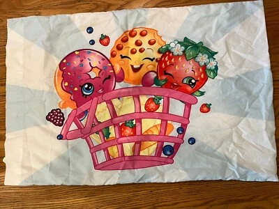 Juego de sábanas completo Shopkins colorido 4 piezas ropa de cama para niños sábanas completas/planas fundas de almohada Foto 1 de 4