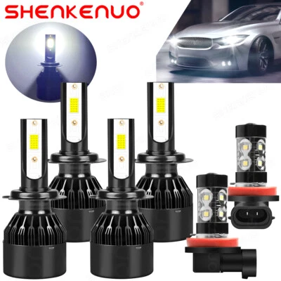 Para Mercedes-Benz CLS550 2007 2008 2009-2011 -6x faros LED + faros antiniebla Foto 1 de 4