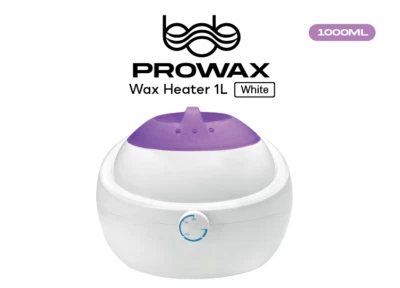 BOB Prowax Professional Wax Heater 1L White Waxpot - BARBER SALON - - image 1 of 4