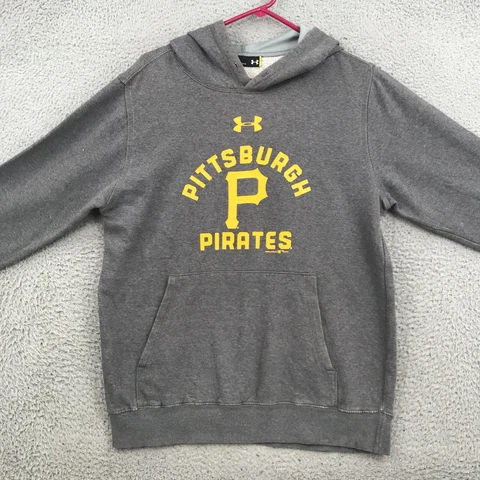 Under Armour Sweater Adult Small Gray MLB Pittsburgh Pirates 29739 FLAWED* Cover