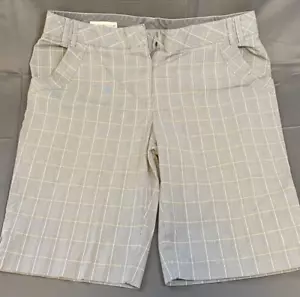 Cutter & Buck Mens Shorts Plaid Check Gray US 14 Measured 34-36 Waist - Picture 1 of 4