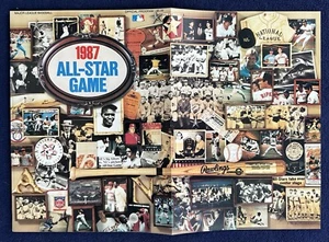 Programa de recuerdos del Juego de Estrellas 1987 vintage/Coiseo de Oakland, California - Imagen 1 de 10