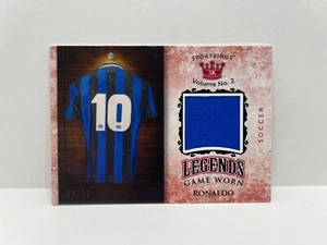 2021 Sportkings Volume 2 Ronaldo Red Jersey Patch 34/50 - Picture 1 of 2