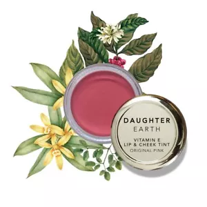 Daughter Earth Vegan Lippen Und Wange Getönt Original Pink Schatten 4.5gm Pack - Bild 1 von 8