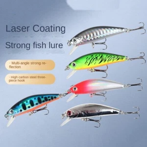 Señuelo de pesca 5,5 cm 6,5 g multicolor ojos 3D señuelos artificiales pesca de invierno - Imagen 1 de 7